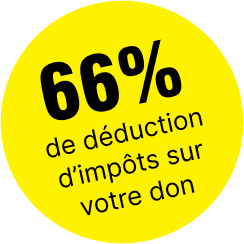 66% de déduction d'impôts sur votre don